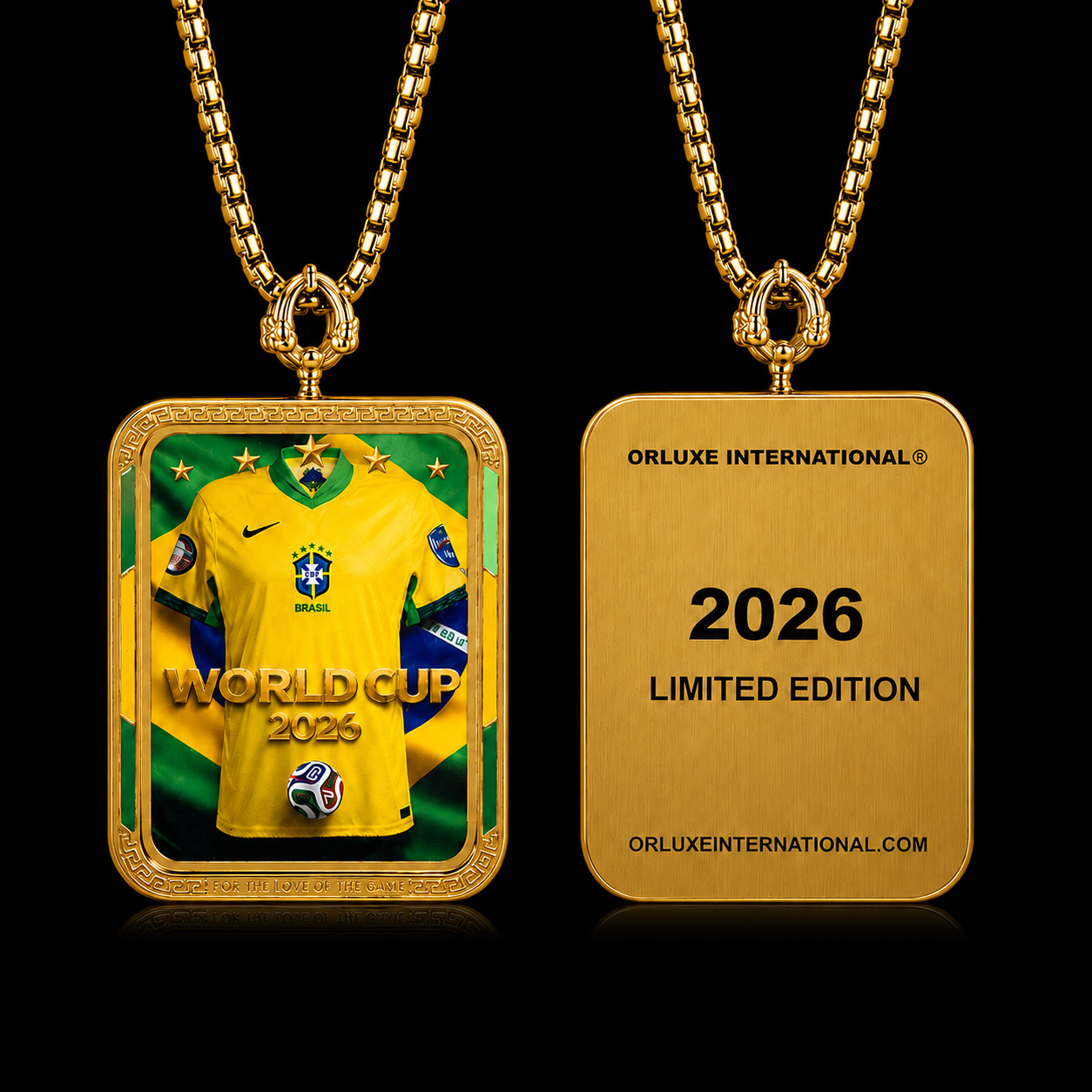 Brazil Gold Pendant Necklace – Elegant Brazilian Gold Jewelry
