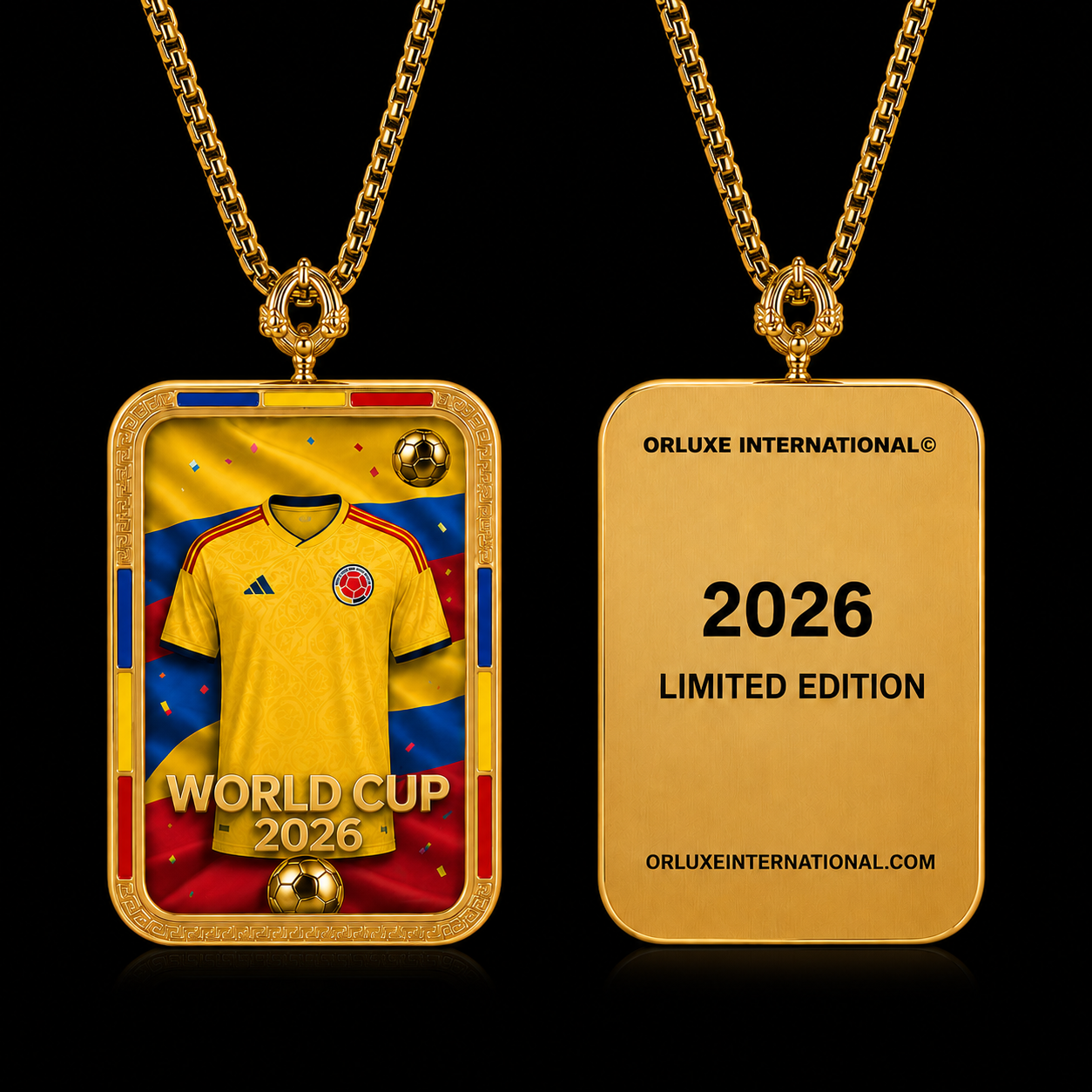Colombia Gold Pendant Necklace – Elegant Colombian Gold Jewelry