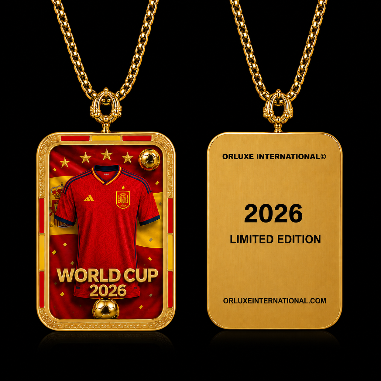 Spain Gold Pendant Necklace – Elegant Spanish Gold Jewelry