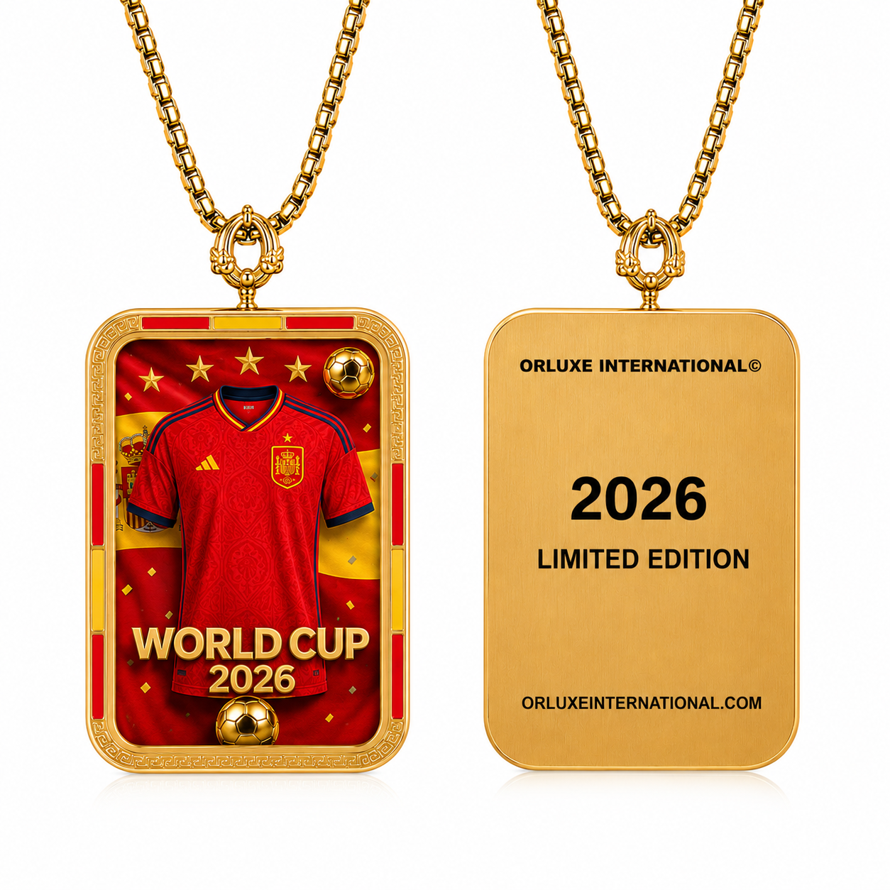 Spain Gold Pendant